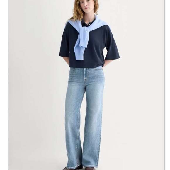 Everlane Denim - Everlane THE WAY-HIGH® SAILOR JEAN 2.0 in Medium Wash Size 24 NWT!